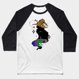 witchy kitty Baseball T-Shirt